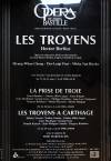 Poster Les Troyens (Berlioz), new production for the Grand Opening of the Opéra Bastille, 1989-90
